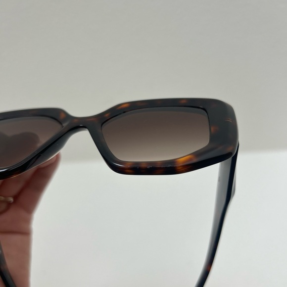 Prada Tortoiseshell Rectangular Sunglasses - Picture 7 of 8